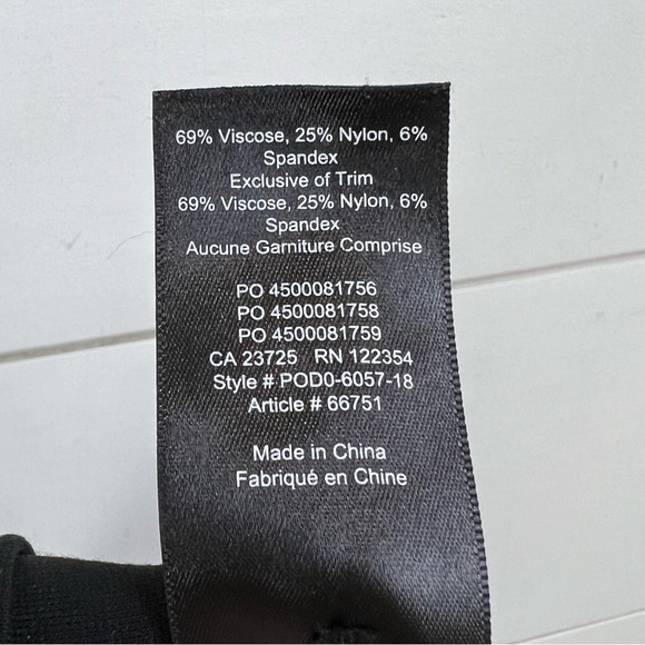 BABATON ARITZIA Women’s Size 2 Slim Ponte Knit Ankle Trouser Pants Black - Picture 7 of 7